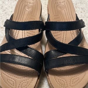 Crocs slide-in sandals. Size 7